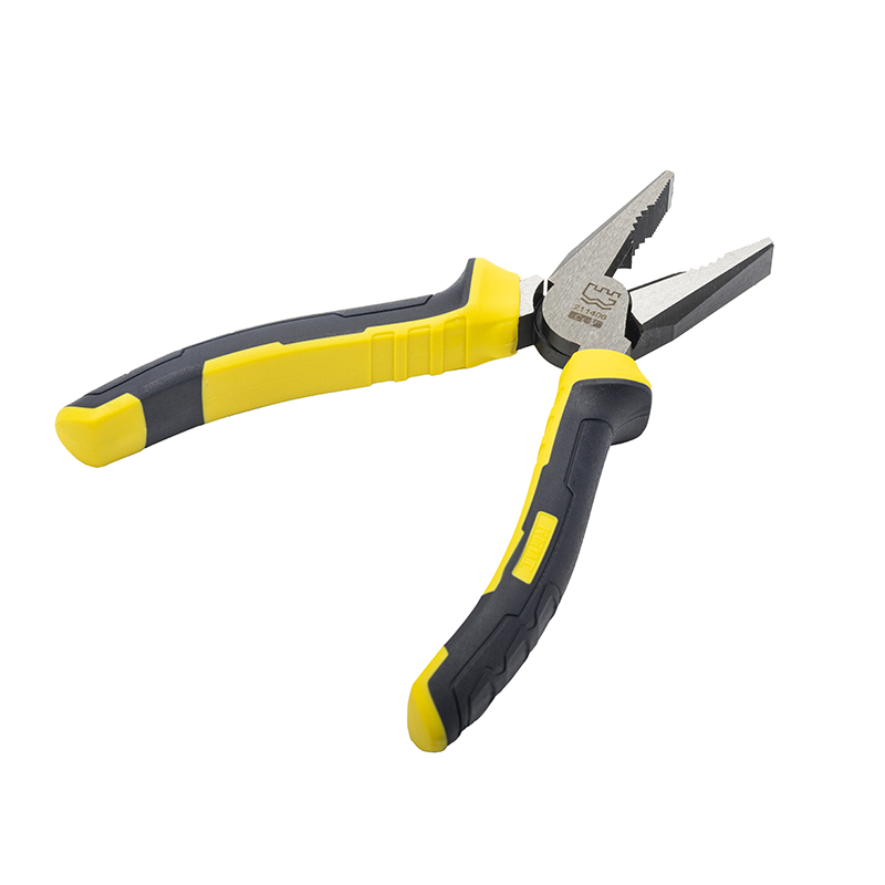 Great Wall Industrial-Grade German-Style Bi-Color Handle Combination Pliers，Labor-Saving