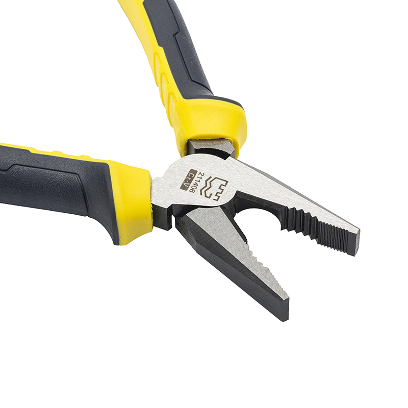 Great Wall Industrial-Grade German-Style Bi-Color Handle Combination Pliers，Labor-Saving
