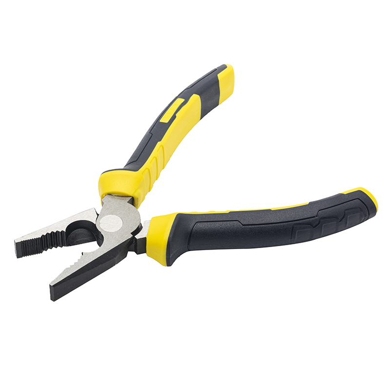 Great Wall Industrial-Grade German-Style Bi-Color Handle Combination Pliers，Labor-Saving